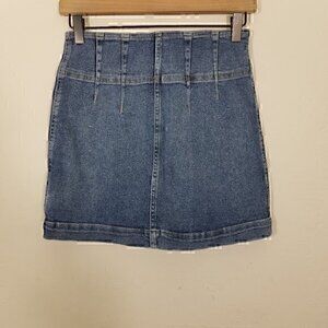 We The Free People Mini Stretch Denim Skirts Size 26